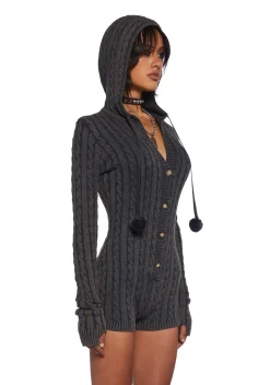 Current Mood Jumpsuits & Rompers|Lingerie*Figure Your Heart Out Knit Romper