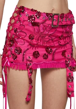 Club Exx Bottoms|Skirts*Fire Alchemy Mini Skirt