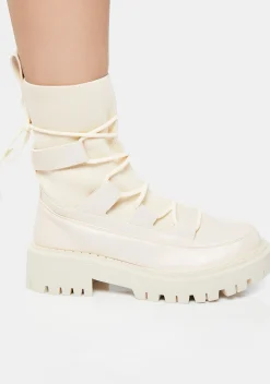 x_Rasolli Boots*First To Board Platform Ankle Boots