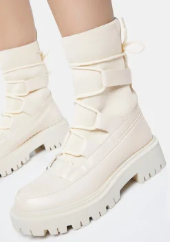x_Rasolli Boots*First To Board Platform Ankle Boots