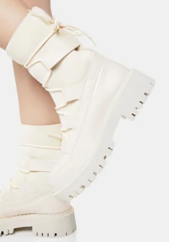 x_Rasolli Boots*First To Board Platform Ankle Boots