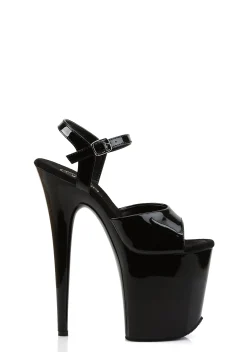 Pleaser Heels|Sandals*Flamingo-809 Ankle Strap Platform Sandals - Black