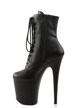 Pleaser Boots*Flamingo-1020 Lace-Up Ankle Boots - Matte