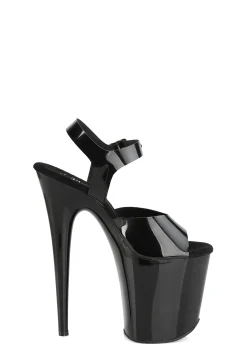 Pleaser Heels|Sandals*Flamingo-808 Platform Strap Sandals - Black