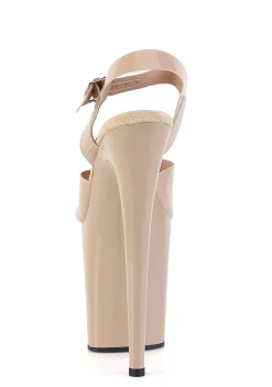 Pleaser Heels|Sandals*Flamingo-808 Platform Strap Sandals - Beige