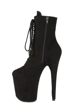 Pleaser Boots*Flamingo-1020FS Lace Up Ankle Boots