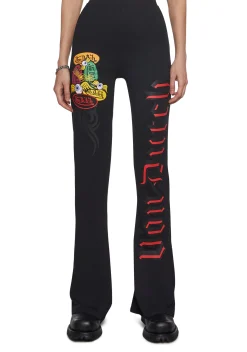 Dolls Kill x Von Dutch Bottoms|Pants*Flared Lounge Pants