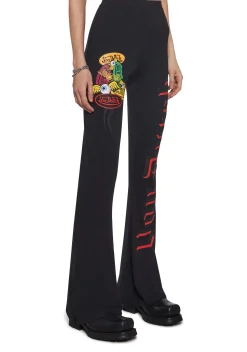 Dolls Kill x Von Dutch Bottoms|Pants*Flared Lounge Pants