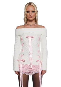 Sugar Thrillz Tops|Plus*Flattery Will Do Sweater Top