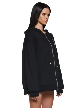 Playboy by Dolls Kill Outerwear|Sweatshirts & Hoodies*Flirt More Zip-Up Hoodie
