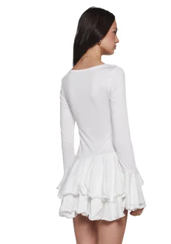 x_Dolls Kill Mini Dresses*Flirty Days Mini Dress - White