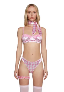 Sugar Thrillz Lingerie|Plus*Flirty Fever 3-Piece Lingerie Set