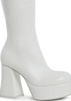 Sugar Thrillz Boots*Flirty Flair Go Go Boots - White