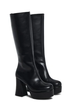 Sugar Thrillz Boots*Flirty Flair Go Go Boots - Black