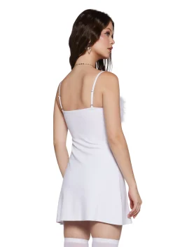 Sugar Thrillz Dresses*Flirty N' Thriving Marabou Dress