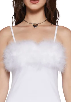 Sugar Thrillz Dresses*Flirty N' Thriving Marabou Dress