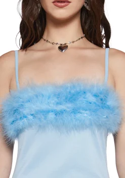 Sugar Thrillz Dresses*Flirty N' Thriving Marabou Dress