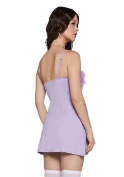 Sugar Thrillz Dresses*Flirty N' Thriving Marabou Dress