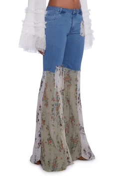 Current Mood Bottoms|Pants*Flora Delights Denim Pants