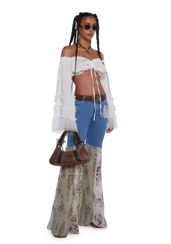 Current Mood Bottoms|Pants*Flora Delights Denim Pants