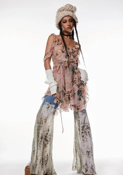 Current Mood Bottoms|Pants*Flora Delights Denim Pants