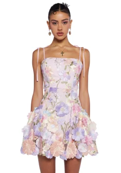 Sugar Thrillz Dresses|Mini Dresses*Floral Dreams Mini Dress - Light Purple