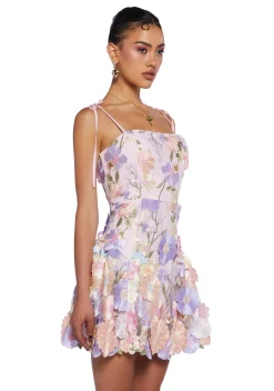Sugar Thrillz Dresses|Mini Dresses*Floral Dreams Mini Dress - Light Purple
