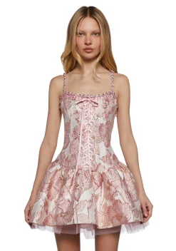 Sugar Thrillz Dresses*Floral Fancies Corset Dress