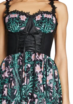 Widow Dresses|Mini Dresses*Floral Oath Mini Dress