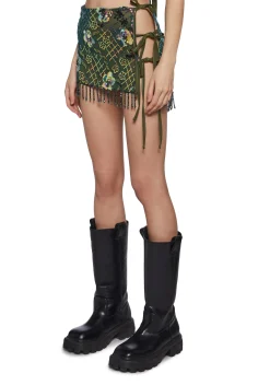 Club Exx Bottoms|Skirts*Fluorescent Eden Mini Skirt