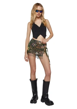 Club Exx Outerwear|Plus*Fluorescent Eden Sequin Duster