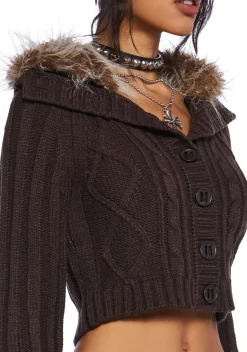 Current Mood Outerwear|Sweatshirts & Hoodies*Foolproof Attraction Knit Jacket