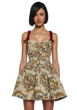 Widow Dresses*Forbidden Rendezvous Brocade Dress