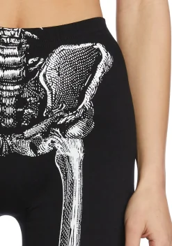 Trickz N' Treatz Bottoms|Shorts*Freaky Frakture Skeleton Shorts