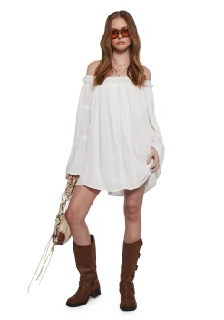 Sugar Thrillz Dresses|Plus*Free Vibes Trapeze Dress