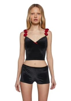 Sugar Thrillz Corsets|Tops*Frosted Rose Corset Top