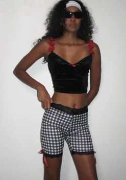 Sugar Thrillz Corsets|Tops*Frosted Rose Corset Top