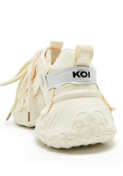 Koi Footwear Platforms|Sneakers*Frozen Shores Mega Chunky Trainers - Vanilla