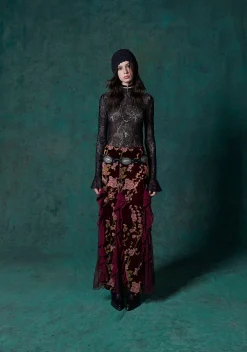 Current Mood Tops|Plus*Frozen Wanderlust Lace Bodysuit - Black