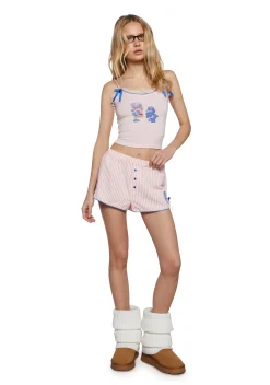 Dolls Kill | Care Bears x Strawberry Shortcake Bottoms|Shorts*Fun And Joy Lounge Shorts