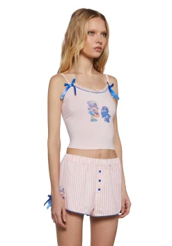 Dolls Kill | Care Bears x Strawberry Shortcake Bottoms|Shorts*Fun And Joy Lounge Shorts
