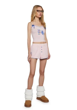 Dolls Kill | Care Bears x Strawberry Shortcake Bottoms|Shorts*Fun And Joy Lounge Shorts