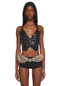 Club Exx Belts & Harnesses*Fun Escape Zebra Belt