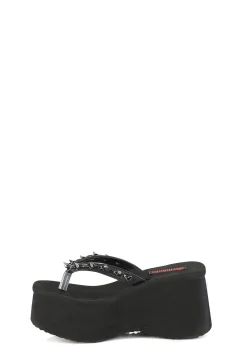 Demonia Sandals*Funn-35 Platform Thong Sandals