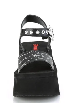 Demonia Sandals*Funn-10 Spider Platform Sandals