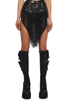 Club Exx Bottoms|Skirts*Futurism Flash Mini Skirt