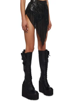 Club Exx Bottoms|Skirts*Futurism Flash Mini Skirt