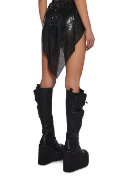 Club Exx Bottoms|Skirts*Futurism Flash Mini Skirt