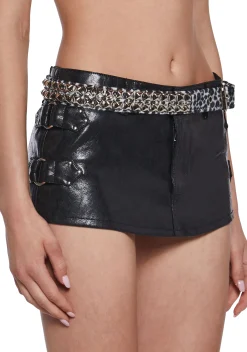Funk Plus Belts & Harnesses*Fuzzy Leopard Belt