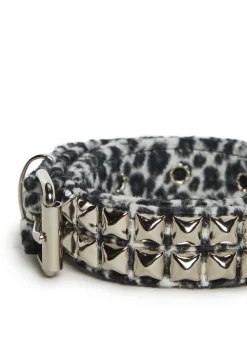 Funk Plus Belts & Harnesses*Fuzzy Leopard Belt
